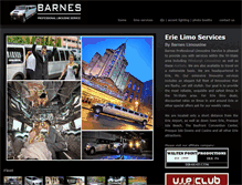 Tablet Screenshot of barneslimo.com